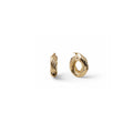 Ohrringe Kreolen Torchon goldfarben Unoarre Damen 2809