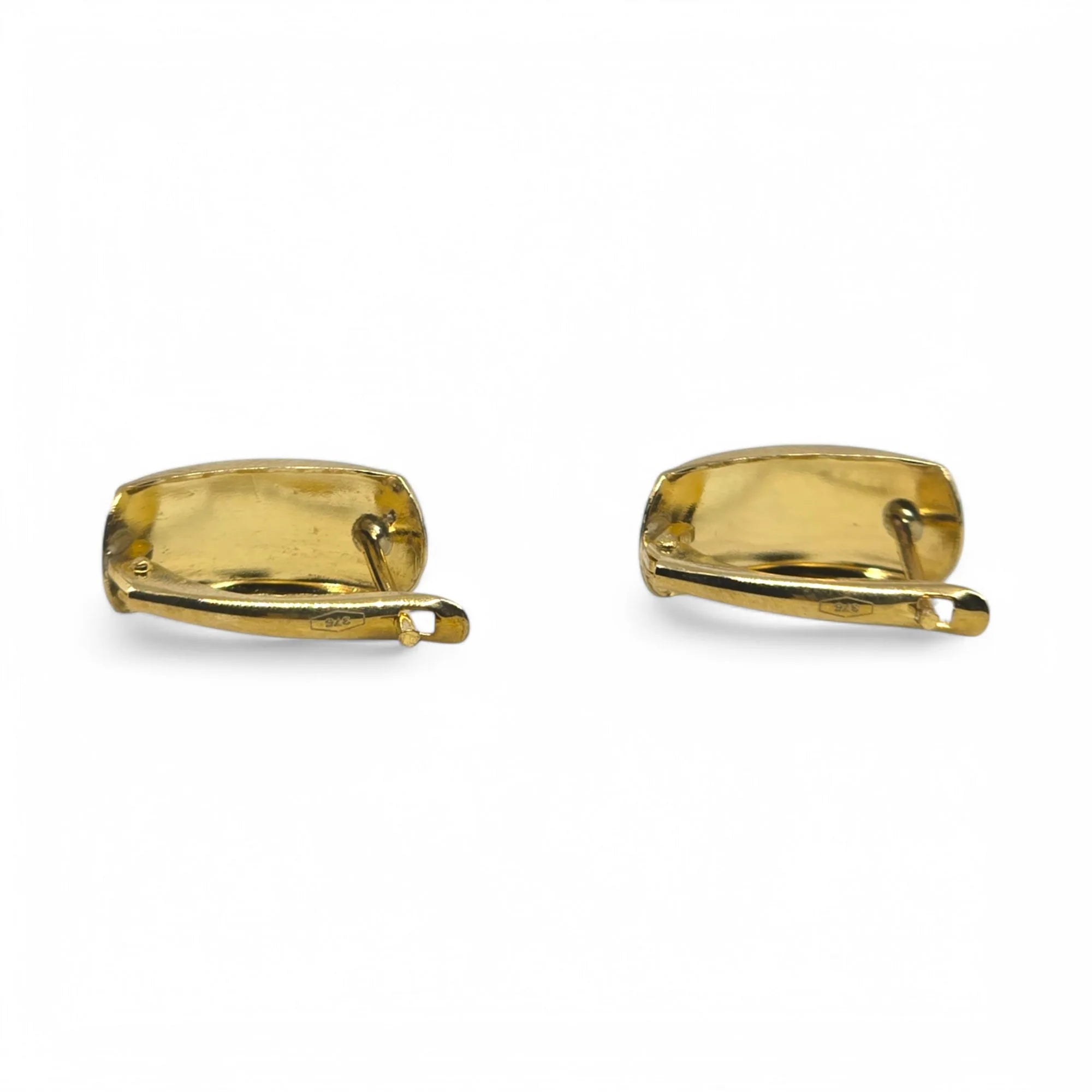Orecchini da donna in oro giallo 9 carati Igold lavorazione diamantata