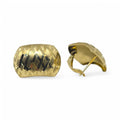 Damenohrringe aus 9 Karat Gelbgold von Igold mit Flechtmuster