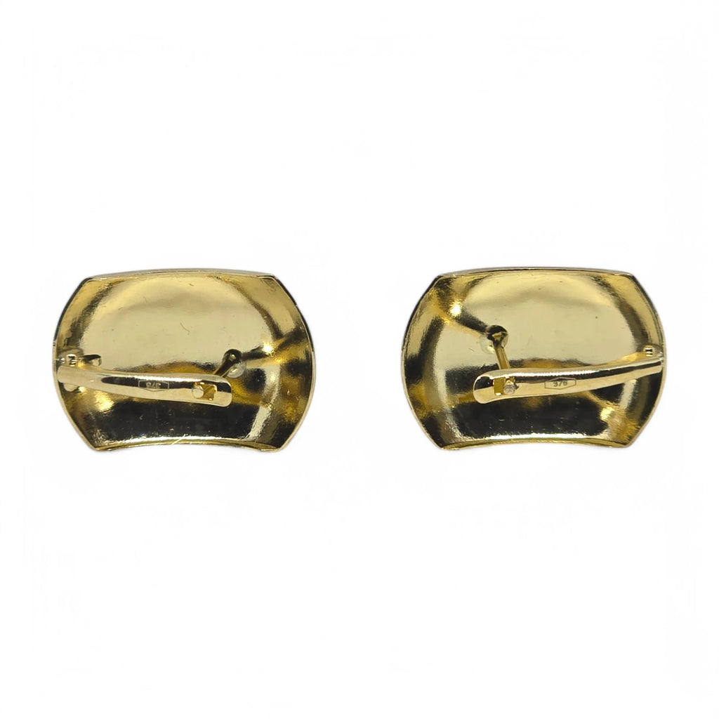 Damenohrringe aus 9 Karat Gelbgold von Igold mit Flechtmuster