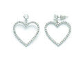 Orecchini donna Kiara con cuore e zirconi collezione design KERD1989B