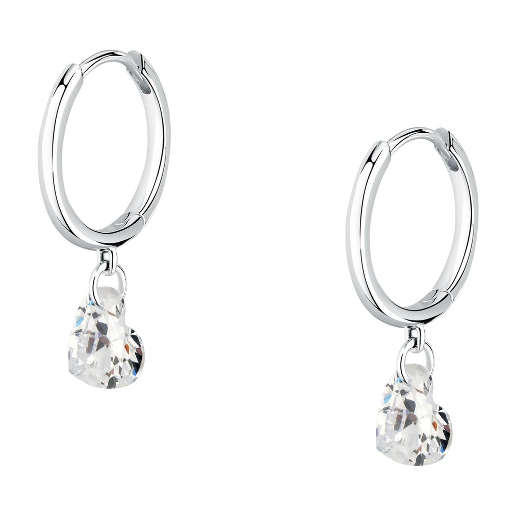 Orecchini donna Le petite story in argento con cuore pendente lps01awv08