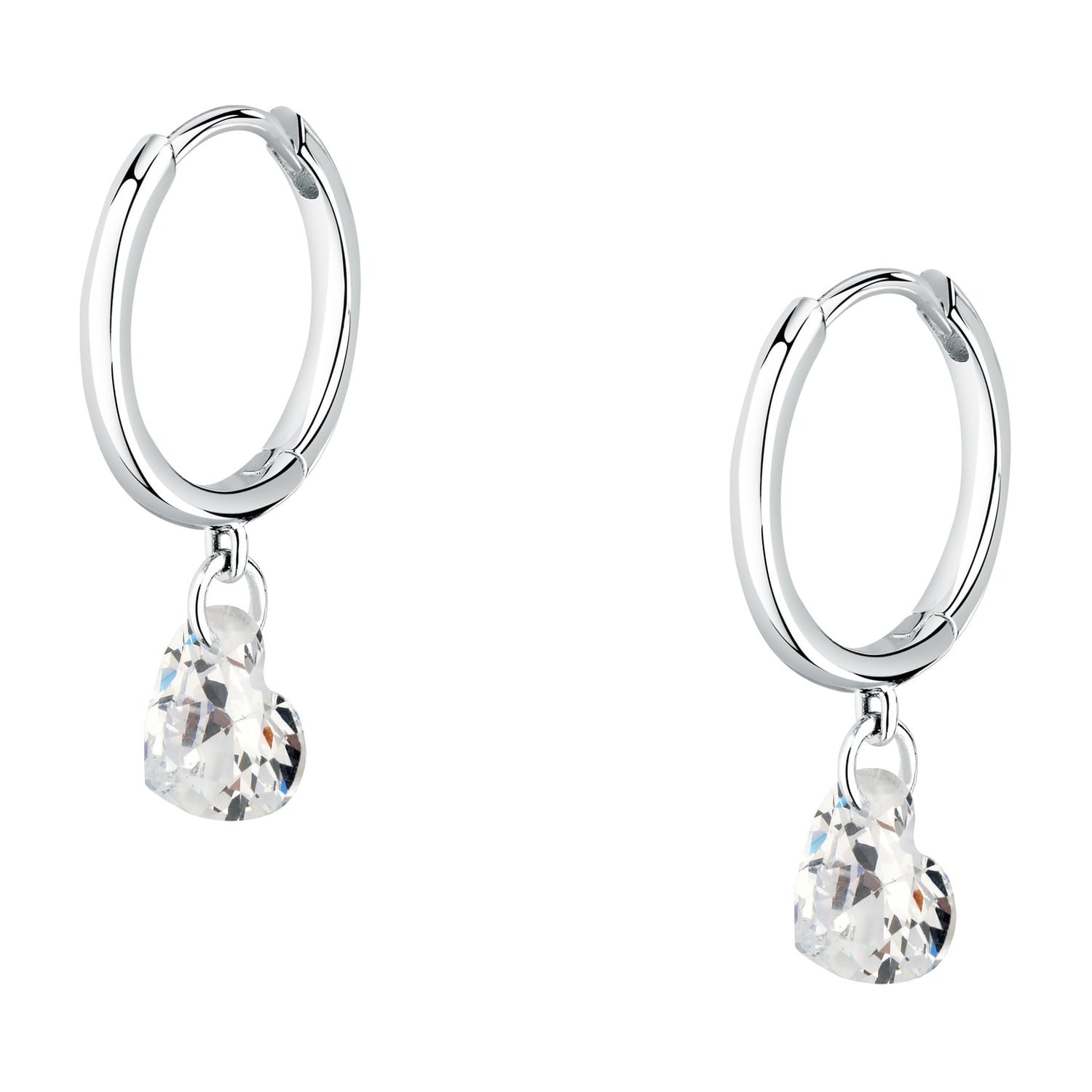 Orecchini donna Le petite story in argento con cuore pendente lps01awv08