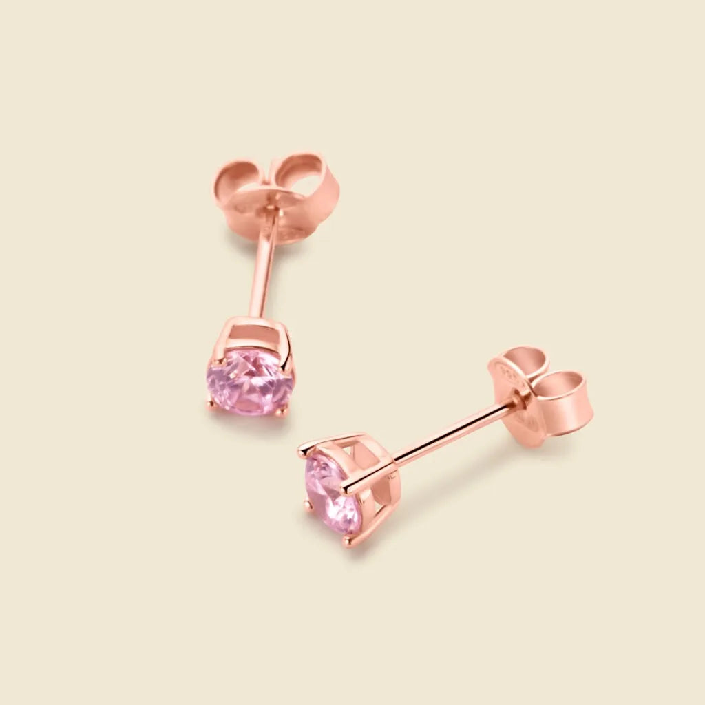 Orecchini donna Lobo punto luce Rainbow argento rosa con zirconi 1667695
