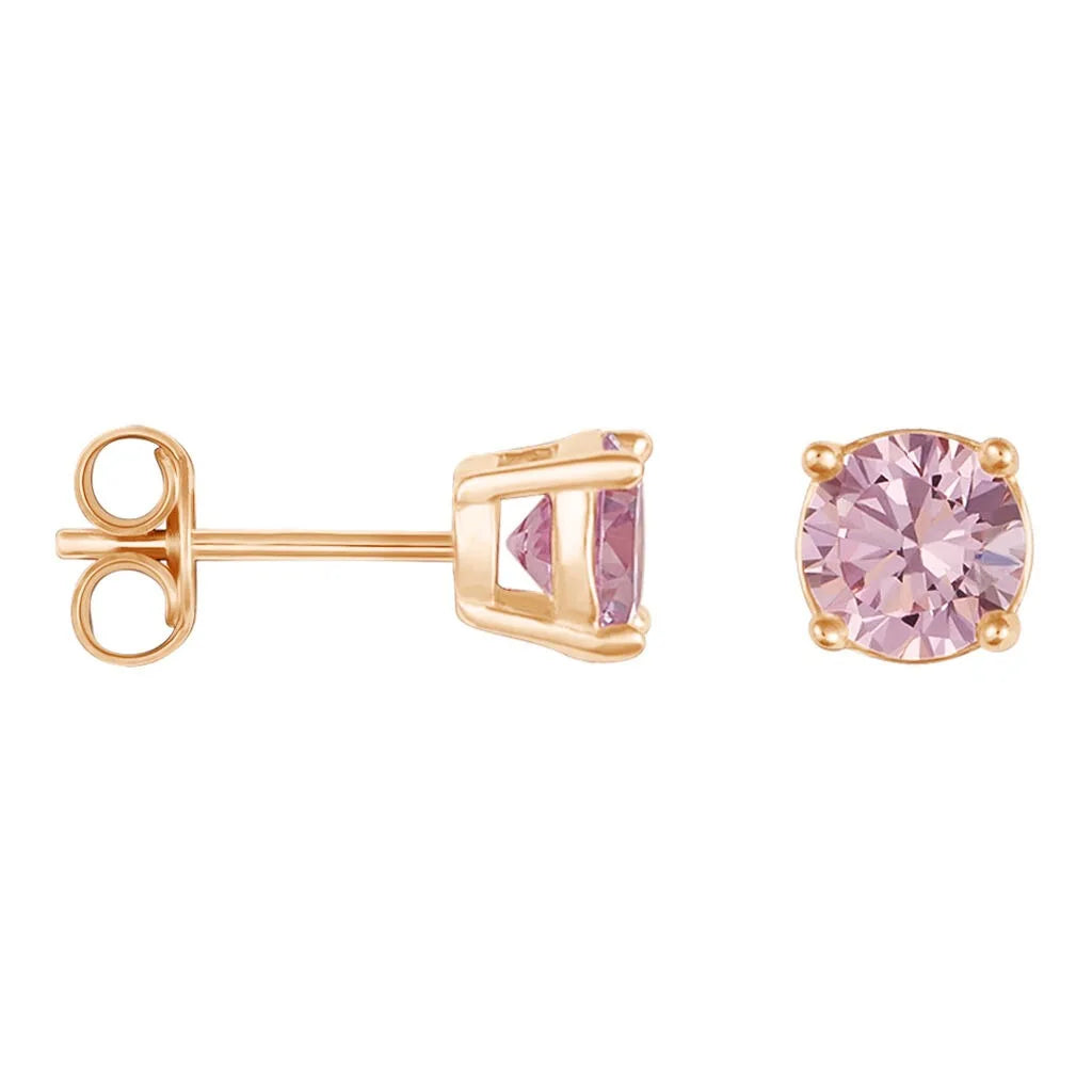 Orecchini donna Lobo punto luce Rainbow argento rosa con zirconi 1667695