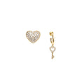 Orecchini donna Ottaviani chiave e cuore 501275o