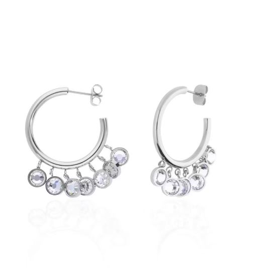 Orecchini donna Stroili a cerchio lady chic wow acciaio 1673319