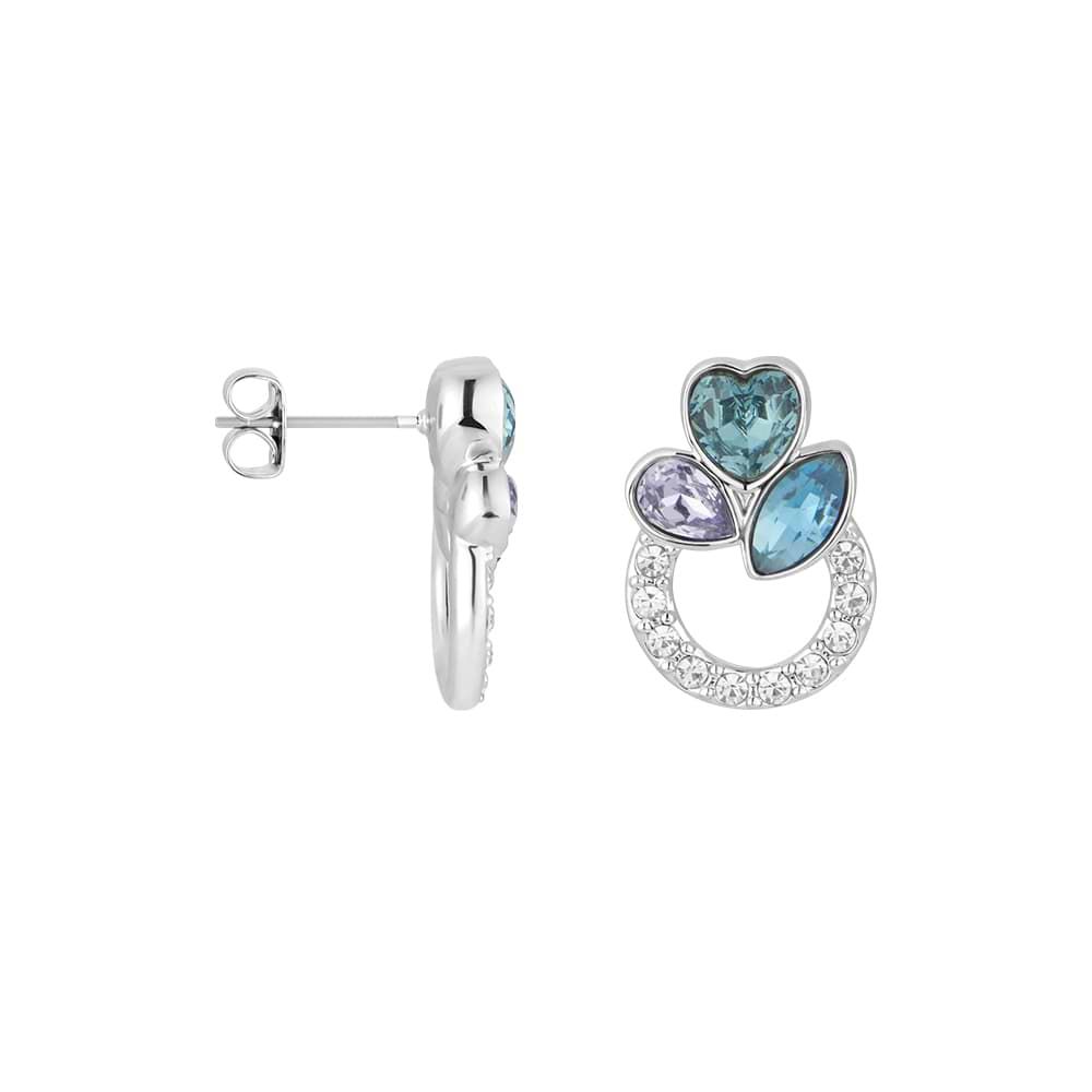 Orecchini donna Stroili a lobo violet bijoux e cristalli argento 1674355