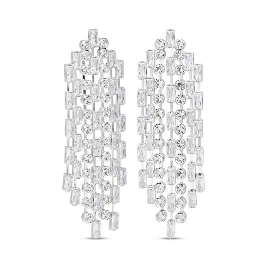Orecchini donna Stroili pendenti Romatic Shine In metallo e cristalli 1683807