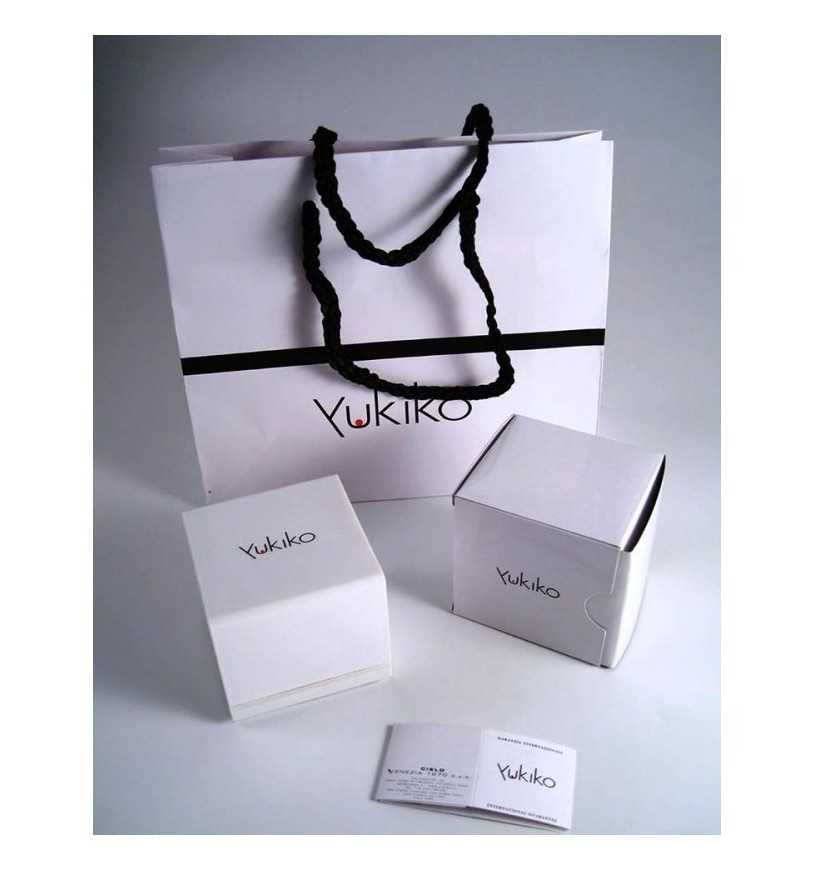 Orecchini donna Yukiko in oro bianco e topazi erd2305yx