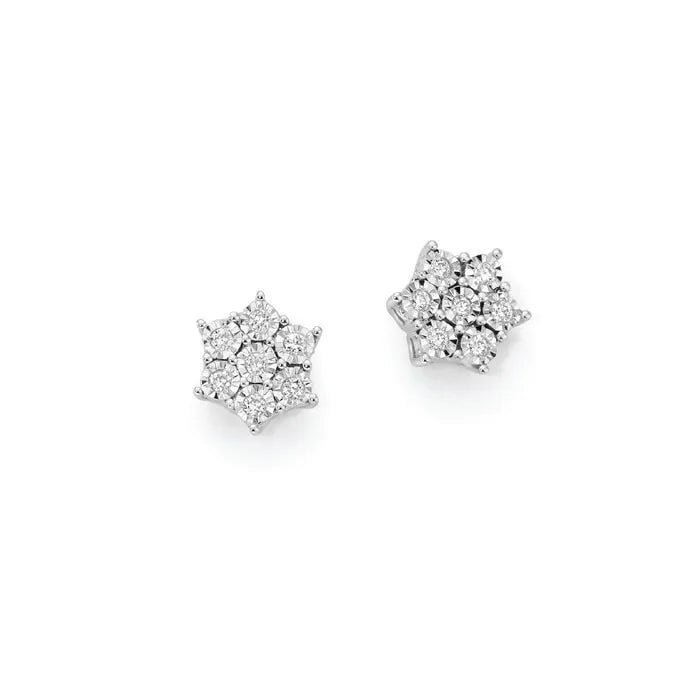Orecchini donna a fiore in oro Luce LOF10519.006