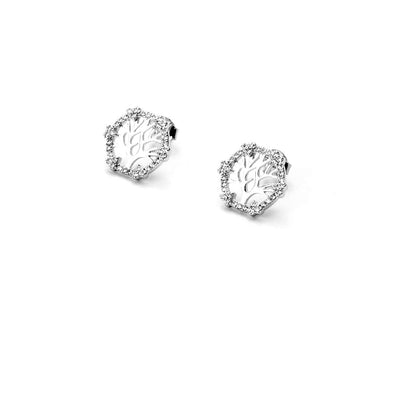 Boucles d'oreilles femme arbre de vie bijoux 4US Cesare Paciotti Life Three 4UOR3204W