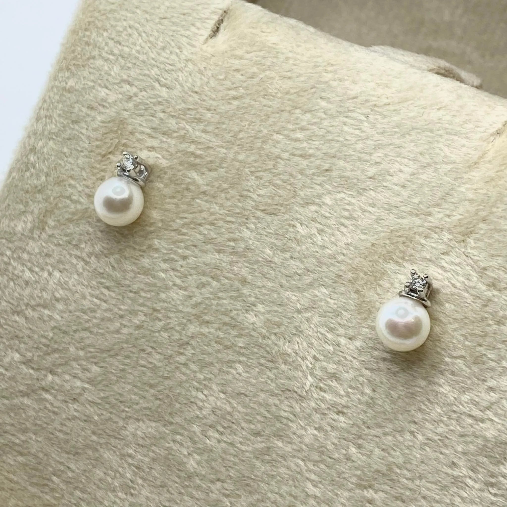 Orecchini donna con perle e diamanti Donnaoro DHOP7374.004