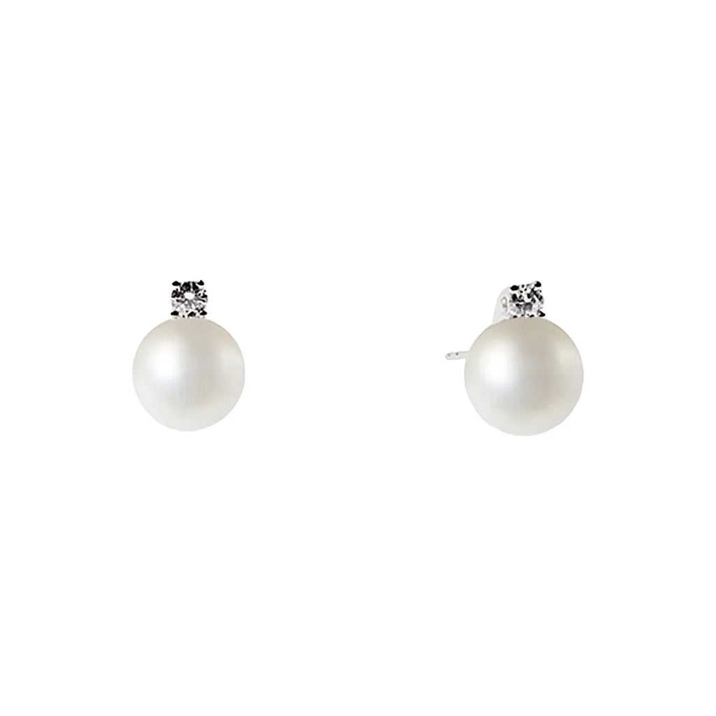 Orecchini donna con perle e diamanti Donnaoro DHOP7377.005