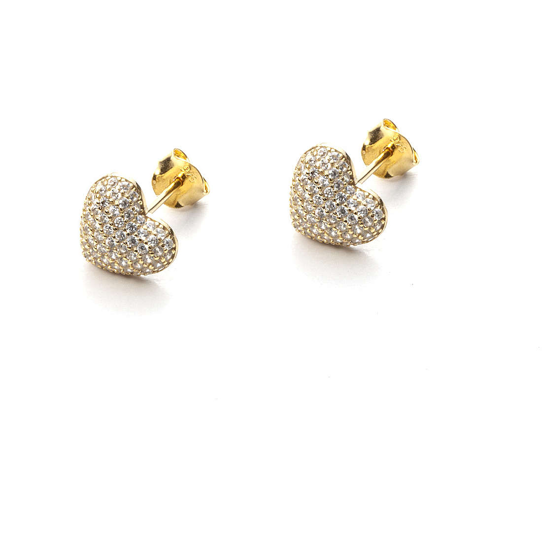 Orecchini donna cuore gioielli 4US Cesare Paciotti Golden Heart 4UOR3003W