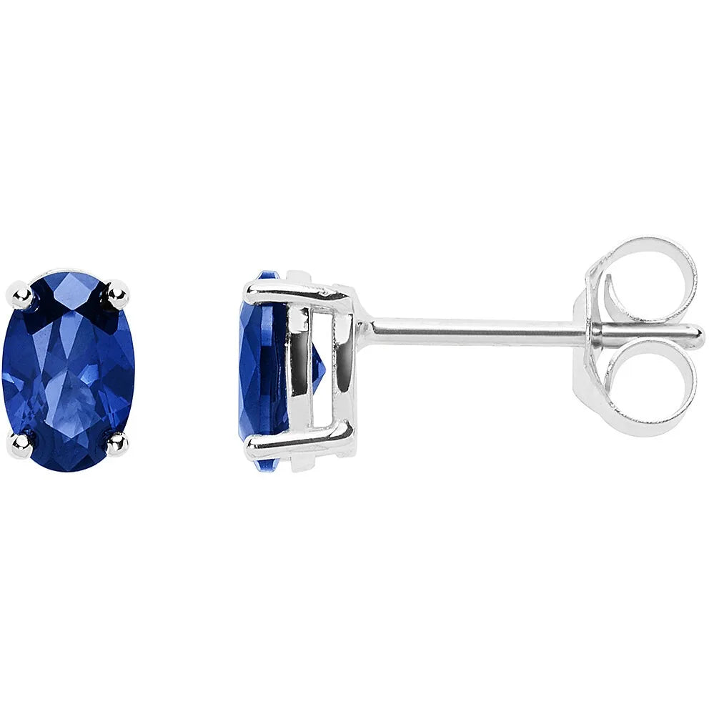 Orecchini donna gioielli Comete con zaffiro ORB 1072