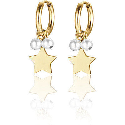 Orecchini donna gioielli Luca Barra stelle ok1141