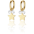 Orecchini donna gioielli Luca Barra stelle ok1141