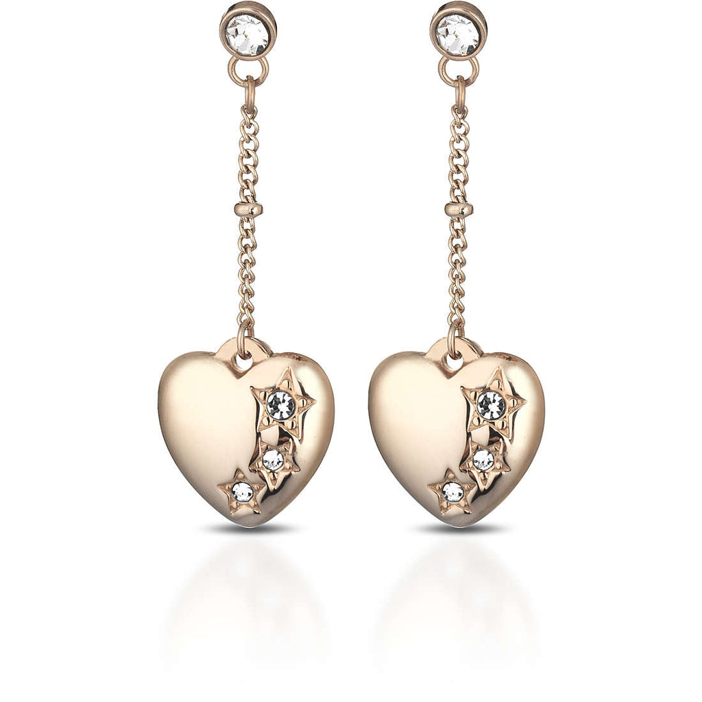 Orecchini donna gioielli Ops Objects romantic cuori pendenti OPSOR-521