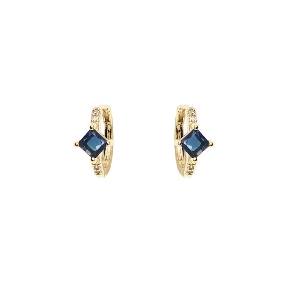 Orecchini donna gioielli Ottaviani zirconi blu 501234o