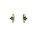 Orecchini donna gioielli Ottaviani zirconi blu 501234o