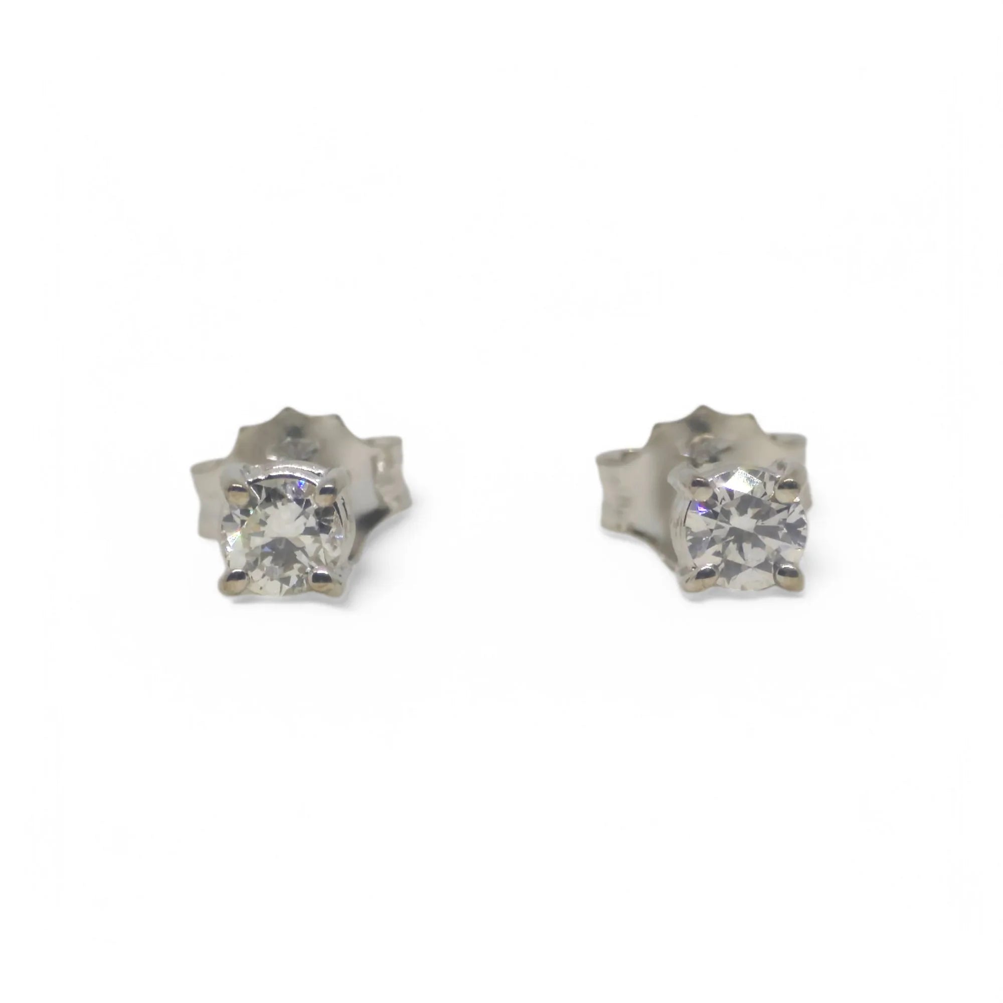 Orecchini donna gioielli oro bianco 750 e diamanti