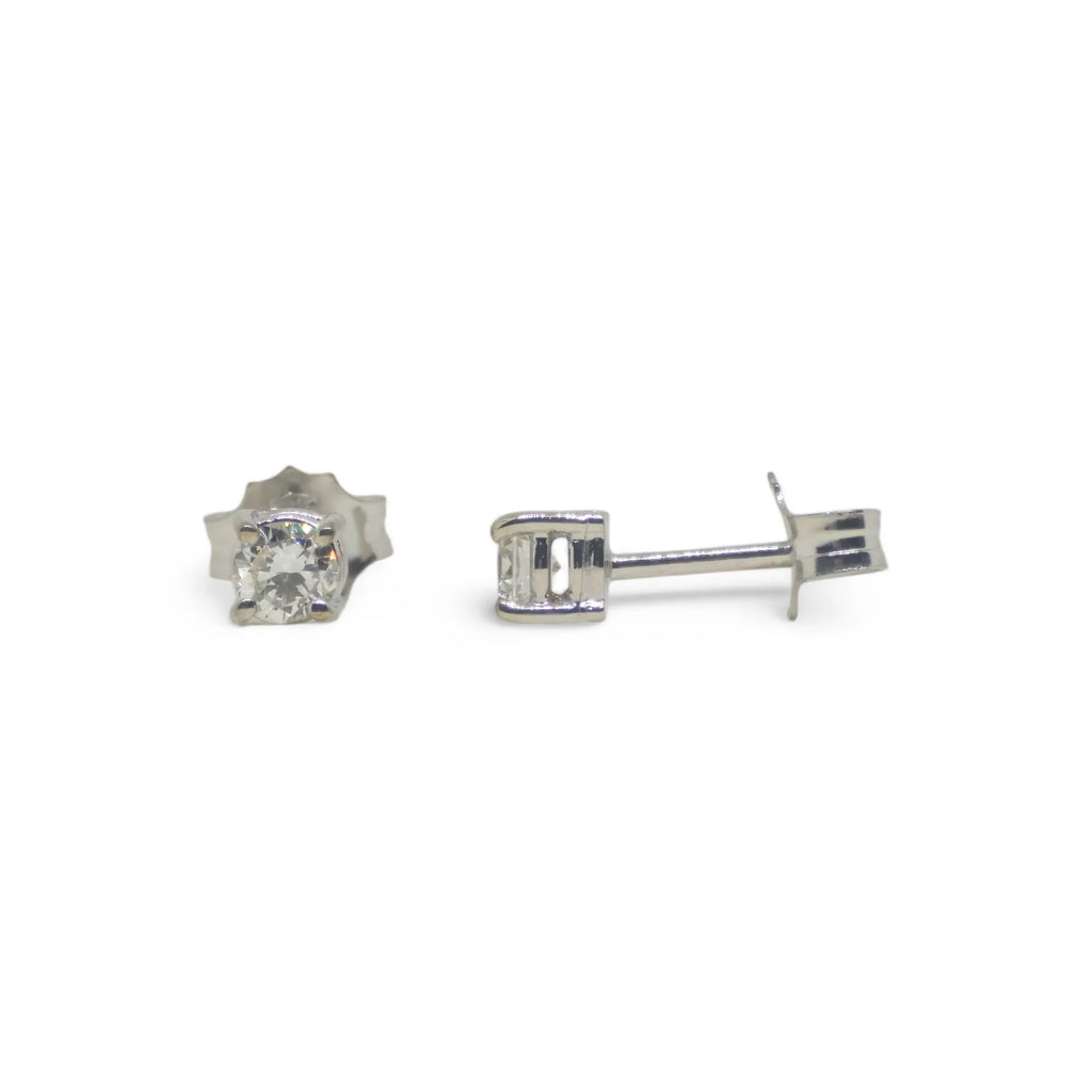Orecchini donna gioielli oro bianco 750 e diamanti