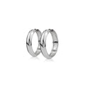 Orecchini donna in acciaio a cerchio grandi OPSOR-867