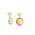 Orecchini donna in acciaio con doppia sfera OPSOR-841