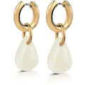 Orecchini donna in acciaio con pietra bianca Ops Objects opsor-821