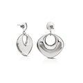 Orecchini donna in acciaio con rombo pendente OPSOR-838
