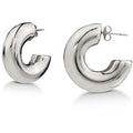 Orecchini donna in acciaio semicerchio OPSOR-799
