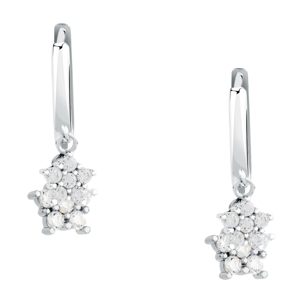 Orecchini donna in argento La petite story con stelle pendenti LPS01AWV01