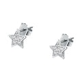 Damenohrringe Le petite story aus Silber mit Zirkonia-Sternen lps01awv19