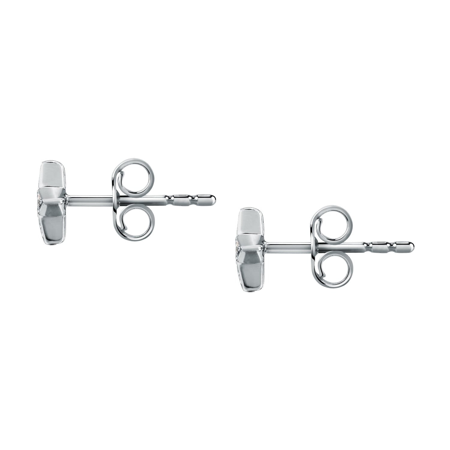 Damenohrringe Le petite story aus Silber mit Zirkonia-Sternen lps01awv19