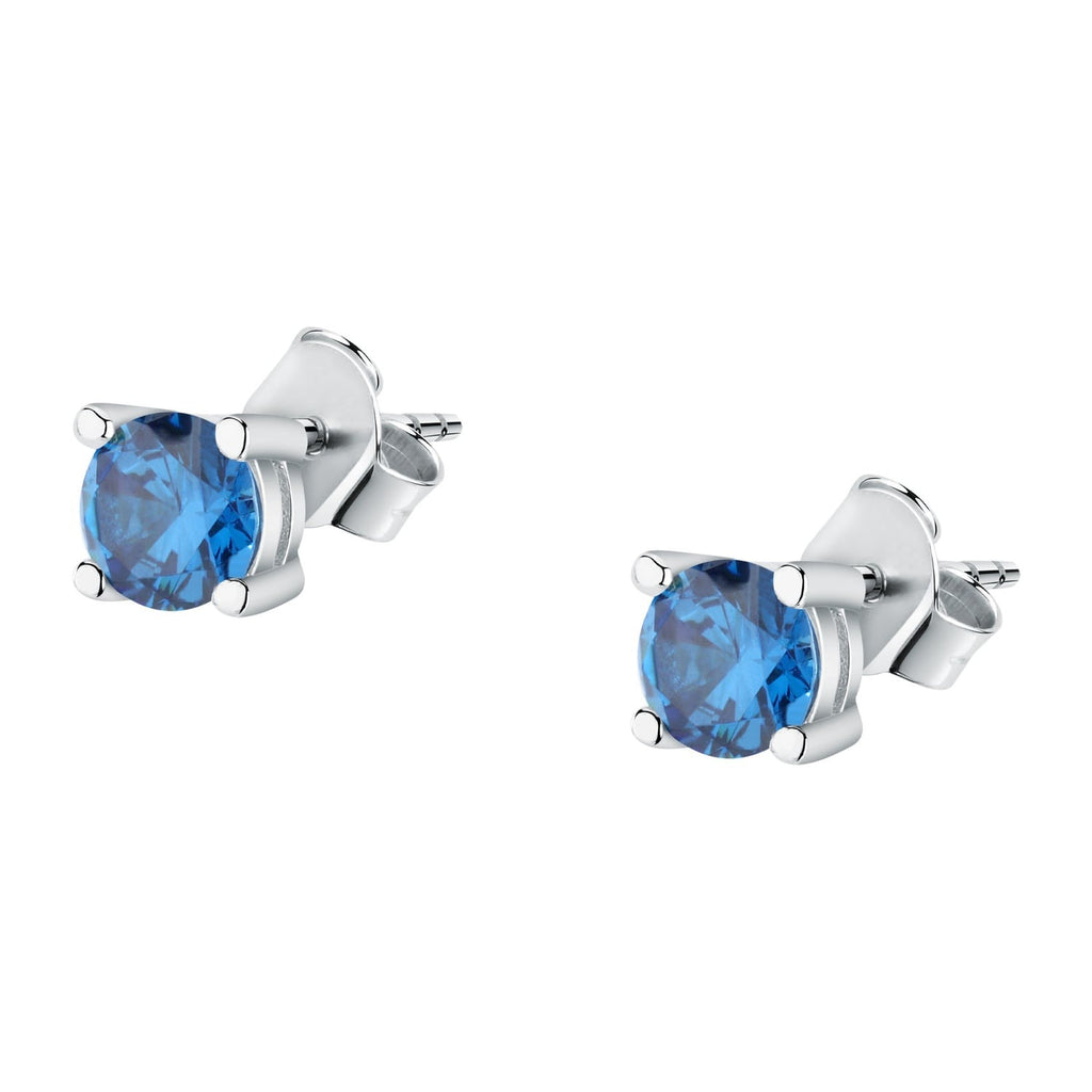 Damenohrringe aus Silber Le petite story, blaue Solitärsteine LPS01AWV15