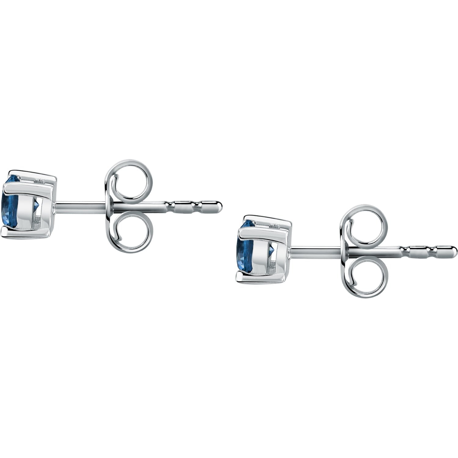 Damenohrringe aus Silber Le petite story, blaue Solitärsteine LPS01AWV15