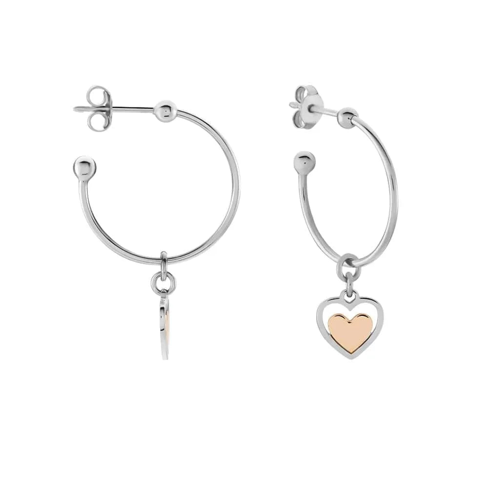 Orecchini donna in argento Stroili con pendente cuore