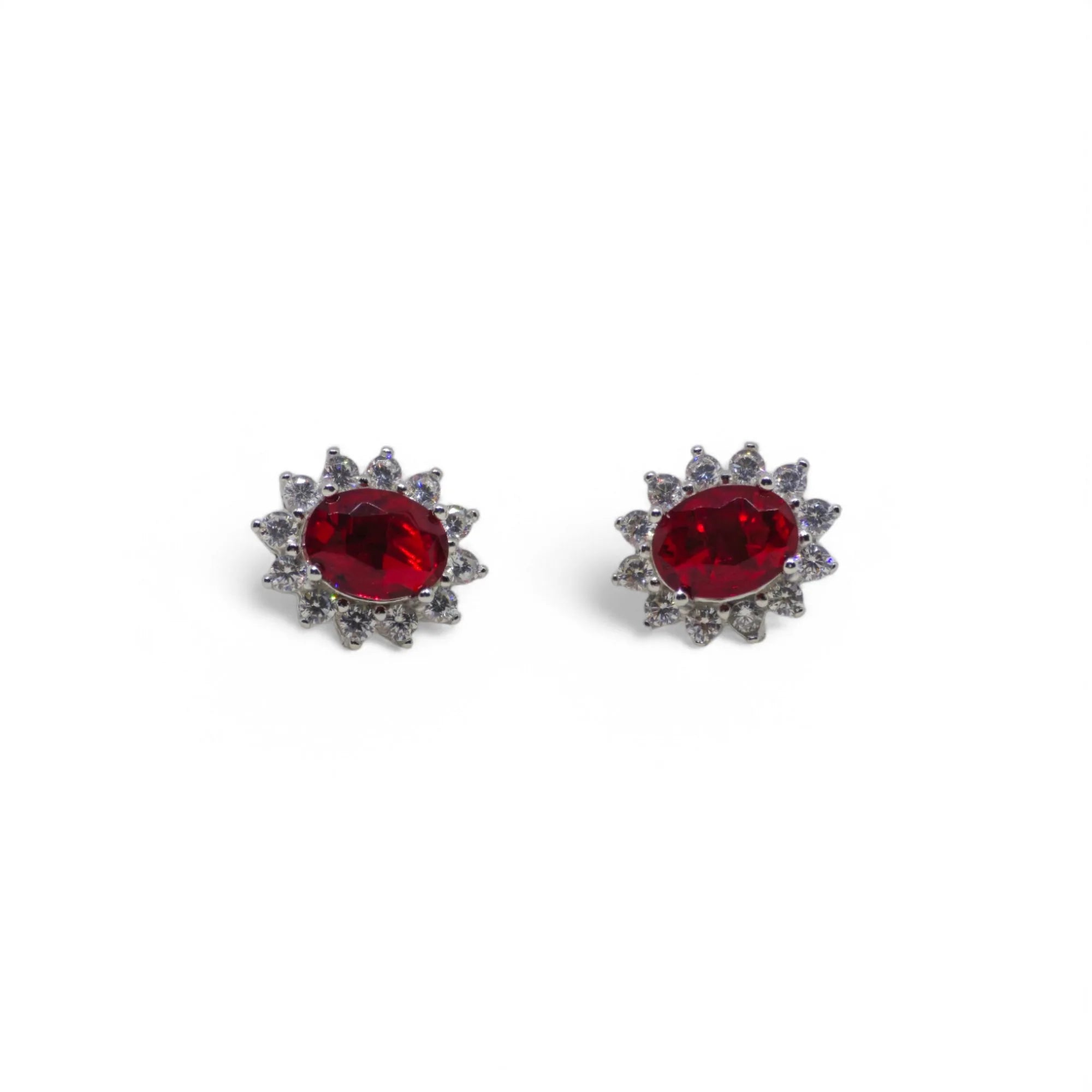 Orecchini donna in argento con pietra colorata - Stile eleganza
