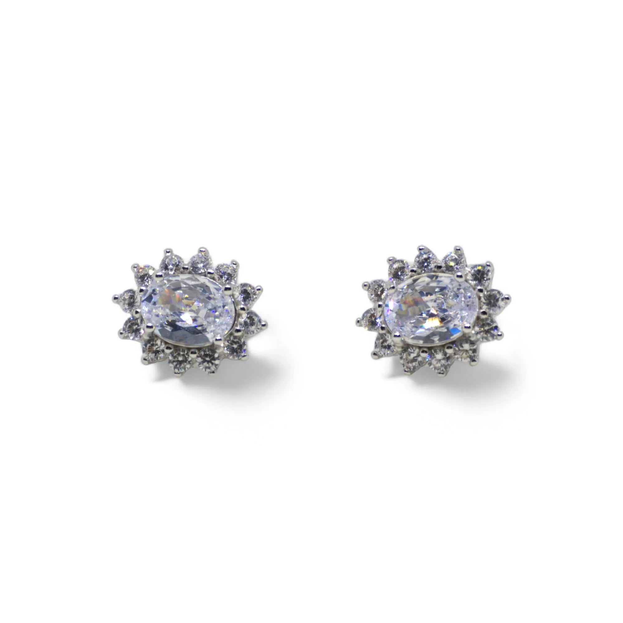 Orecchini donna in argento con pietra colorata - Stile eleganza
