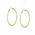 Ohrringe Damen Gelbgold 18 kt Glatte Rohrkugeln