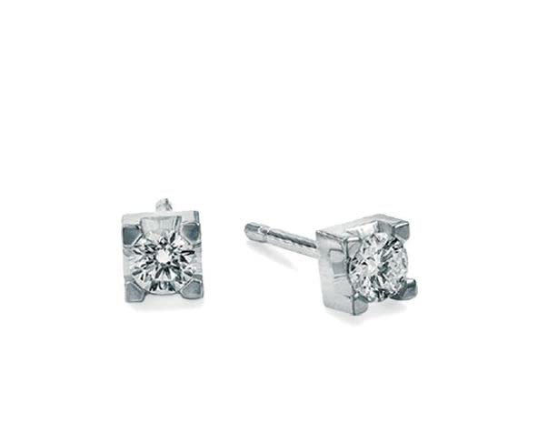Orecchini donna punto luce in oro e diamanti DonnaOro Punti Luce - DHOL7174.008