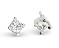Orecchini donna punto luce oro bianco e diamanti PG Gioielli ORGL006