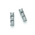 Orecchini donna trilogy in oro bianco e diamanti Donnaoro luce dhot7894.006