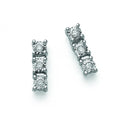 Orecchini donna trilogy in oro bianco e diamanti Donnaoro luce dhot7894.008