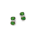 Orecchini donna trilogy smeraldi Ct. 0,60 e diamanti Ct. 0,04 Donnaoro dhoe9837.002