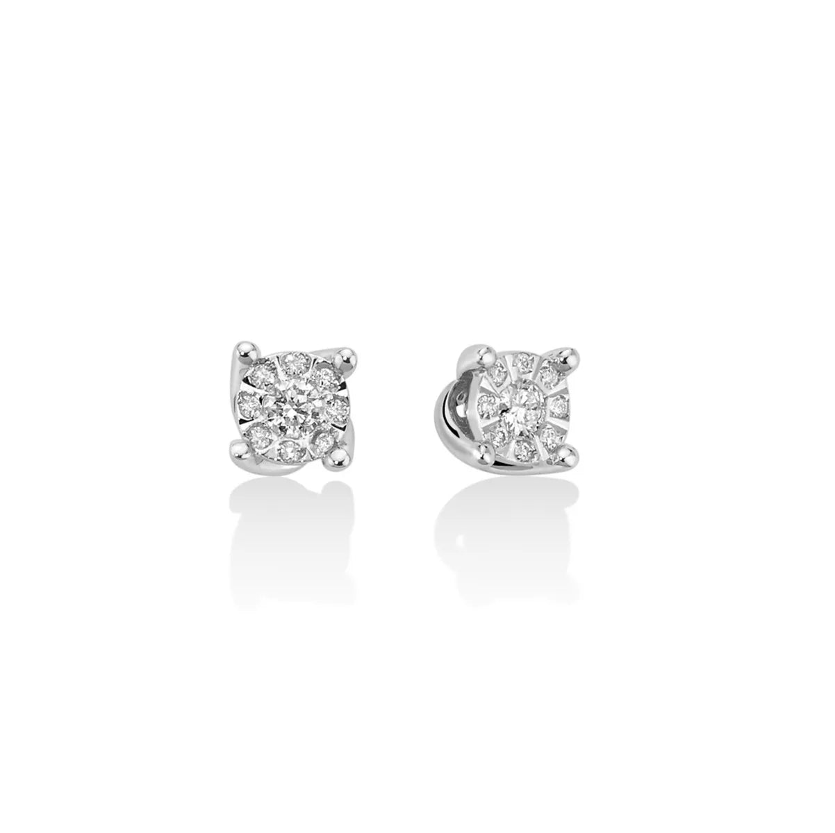 Orecchini donna yukiko punto luce in oro e diamanti erd2403y