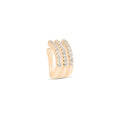 Orecchini ear cuff Stroili donna romantic shine In metallo rosato e cristalli 1683810