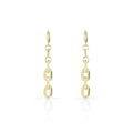 Orecchini flat in bronzo dorato Unoaerre donna 1566