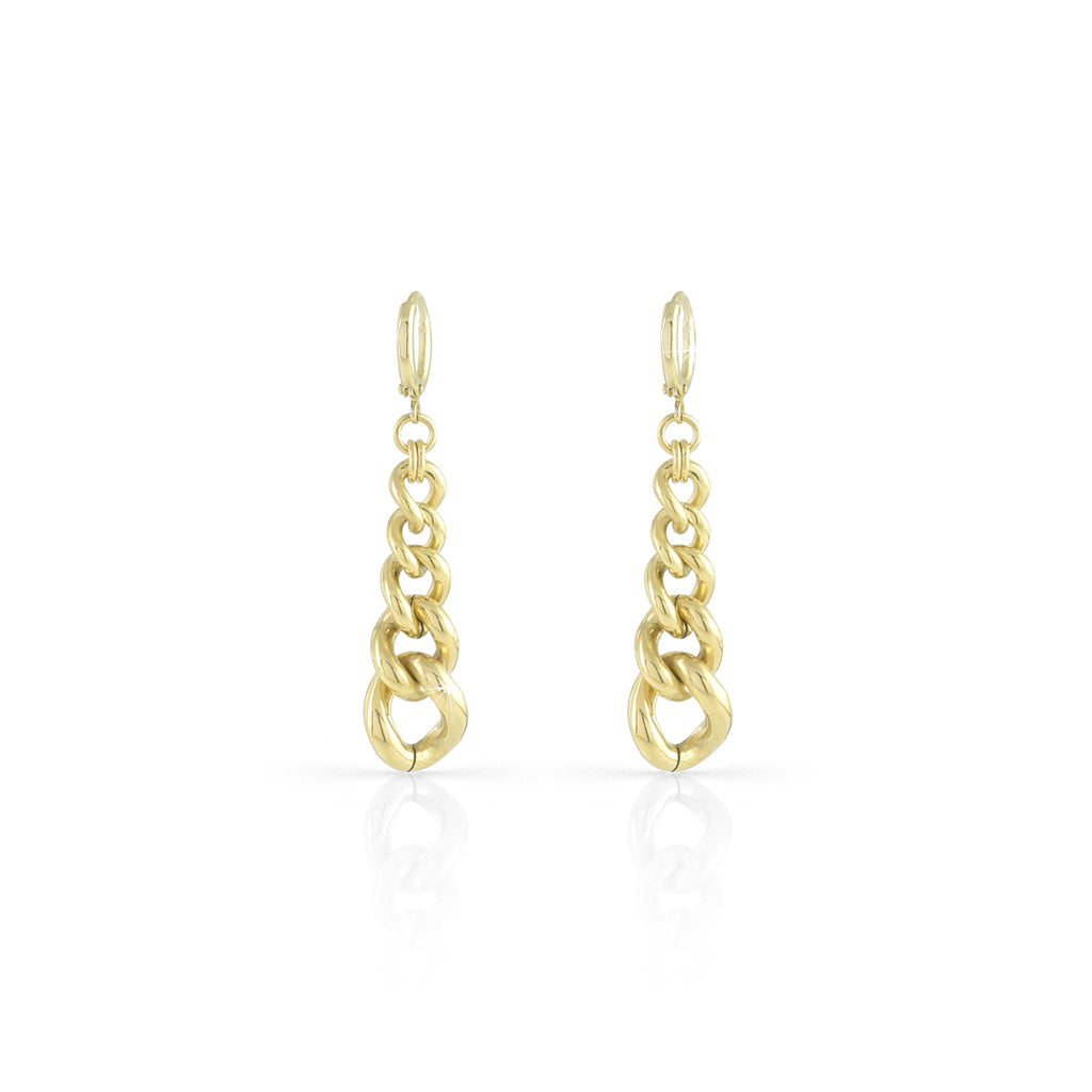 Orecchini grumette in bronzo dorato Unoaerre donna 1604